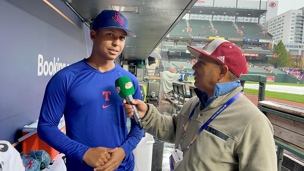 Agustín Zapata conversó con José Leclerc desde el Camden Yards en Baltimore