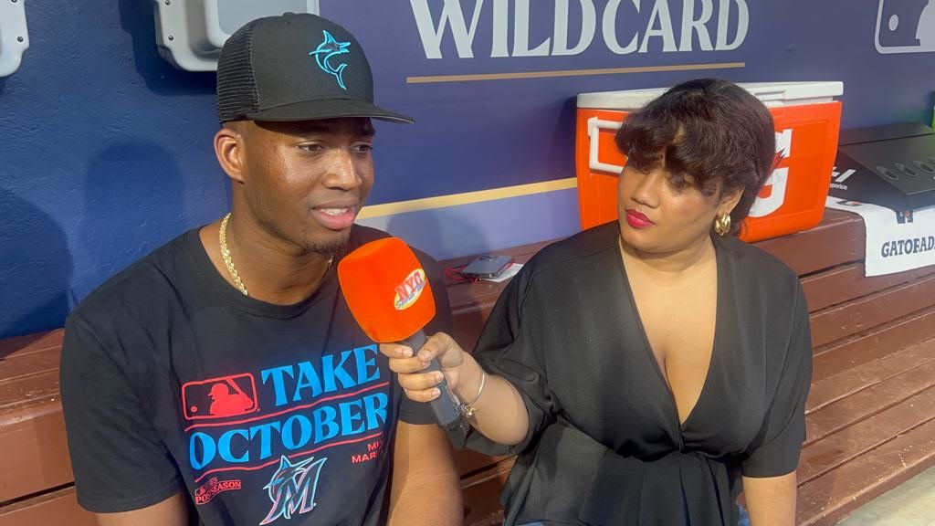 Arlenis J. Peña entrevistó a Jesús Sánchez en Citizens Bank Park