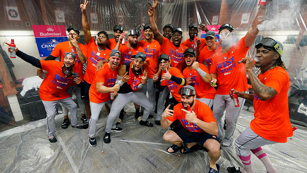 astros título del Oeste de la Americana