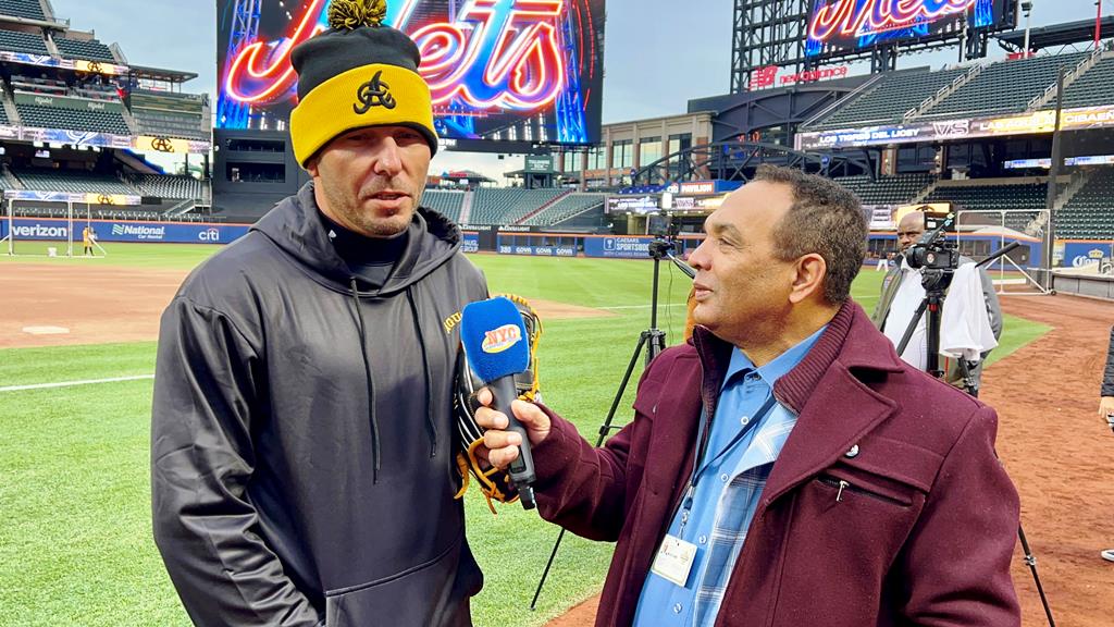 Agustín Zapata conversó con Yunesky Maya en Citi Field