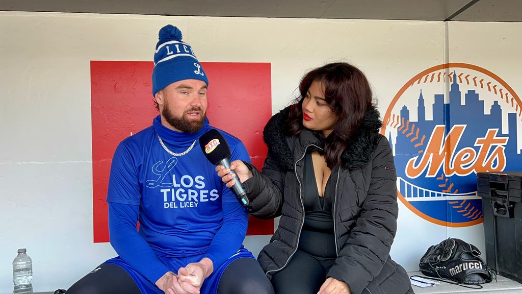 Arlenis J. Peña dialogó con el estadounidense Logan Allen en Citi Field.