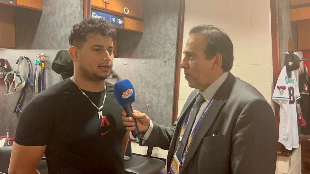 Neftalí Medina entrevistó en la cueva de los Diamondbacks de Arizona al joven receptor Gabriel Moreno