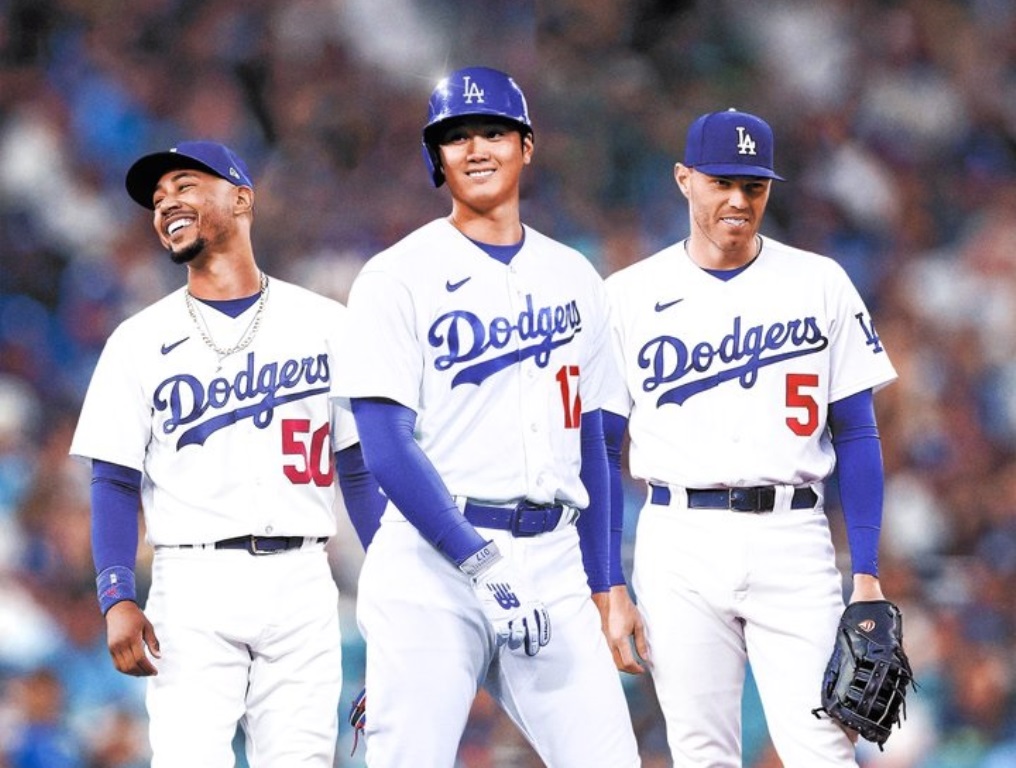 Betts, Ohtani y Freeman