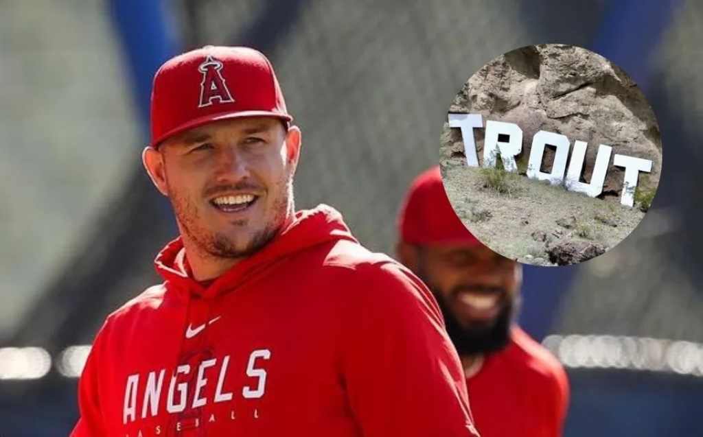 Trout obtiene su propio letrero