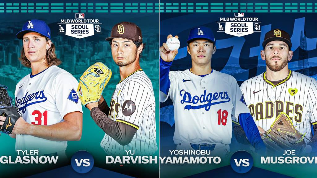 Dodgers y Padres Seul