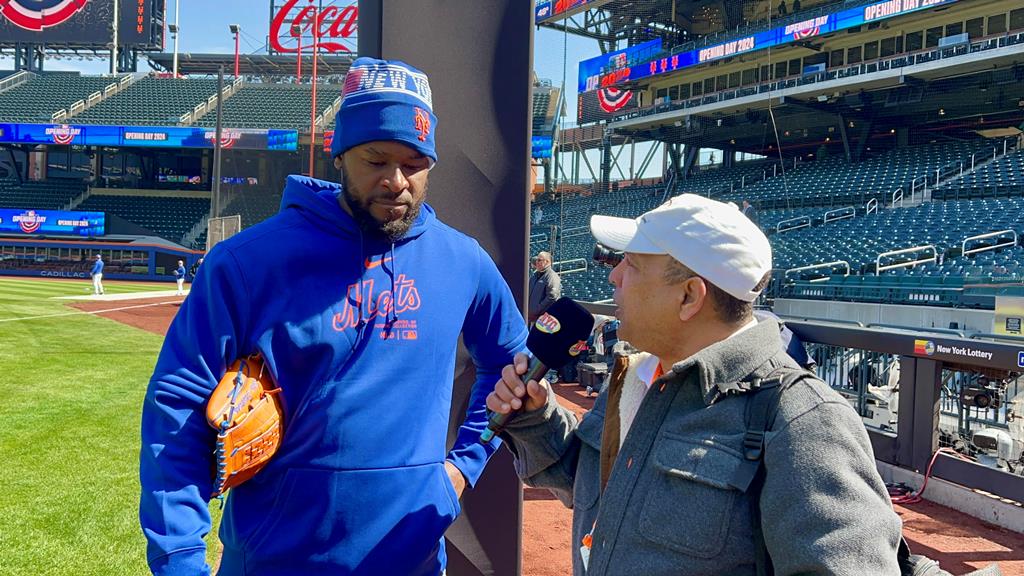 Luis Severino fue entrevistado en Citi Field por Agustín Zapata.