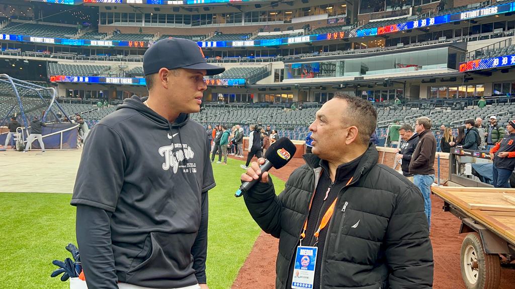 Gio Urshela fue entrevistado por Agustín Zapata en Citi Field.