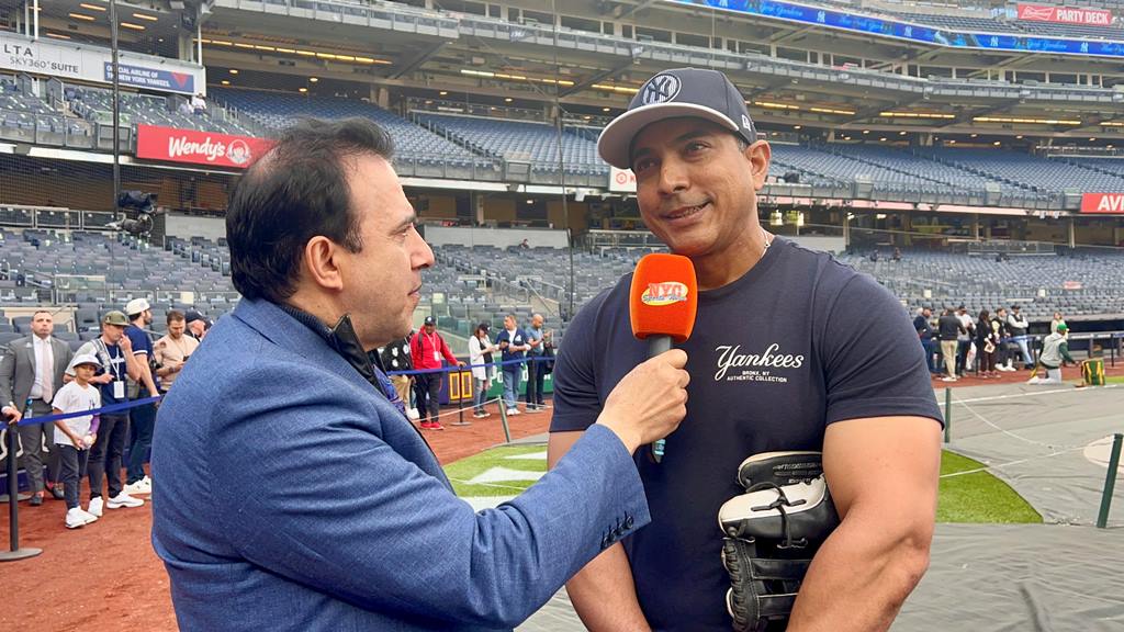 Neftalí Medina entrevista a Luis Rojas, coach de los Yankees de Nueva York.