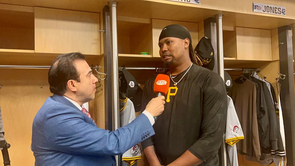 Neftalí Medina entrevistó a Luis Ortiz en Citi Field.