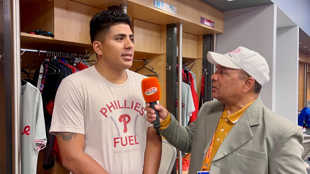 Agustín Zapata entrevistó a Ranger Suárez de los Filis de Filadelfia.