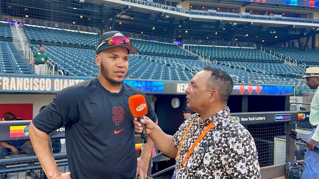 Agustín Zapata entrevistó a Thairo Estrada en Citi Field.