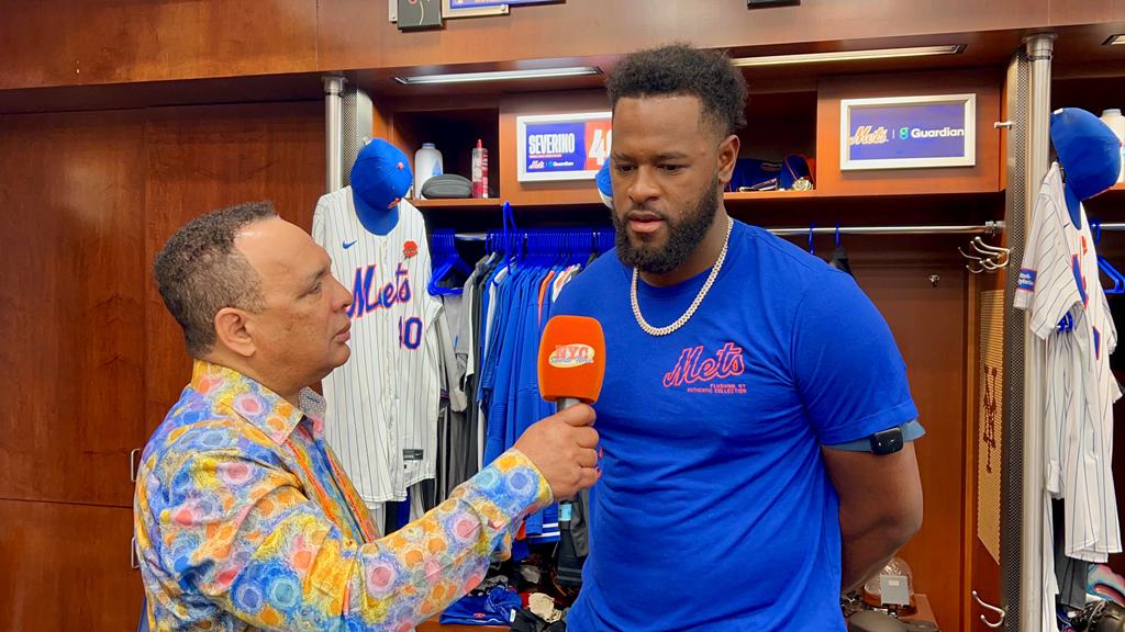 Agustín Zapata sostuvo una importante conversación con Luis Severino en Citi Field.
