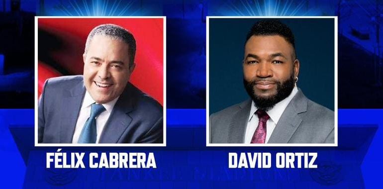 David Ortiz y Félix Cabrera