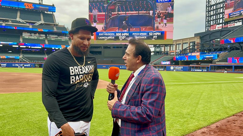 Neftalí Medina entrevistó a Johan Ramírez en Citi Field.