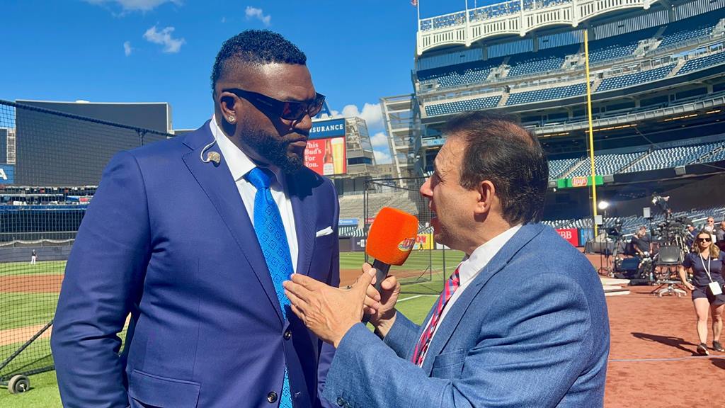 Neftalí Medina habló en Yankee Stadium con David Ortiz.