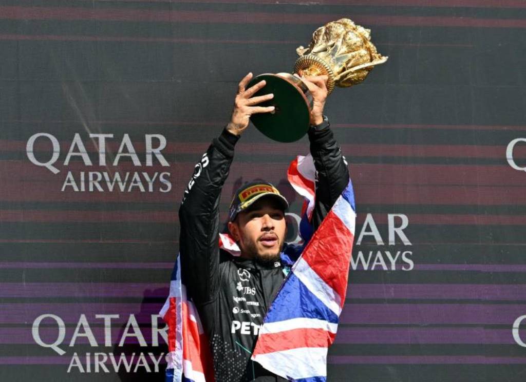 Lewis Hamilton ganó en Silverstone