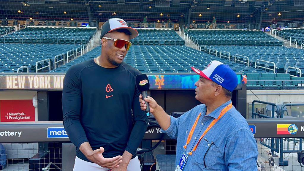 Agustín Zapata conversó con Yennier Canó en Citi Field en Nueva York.