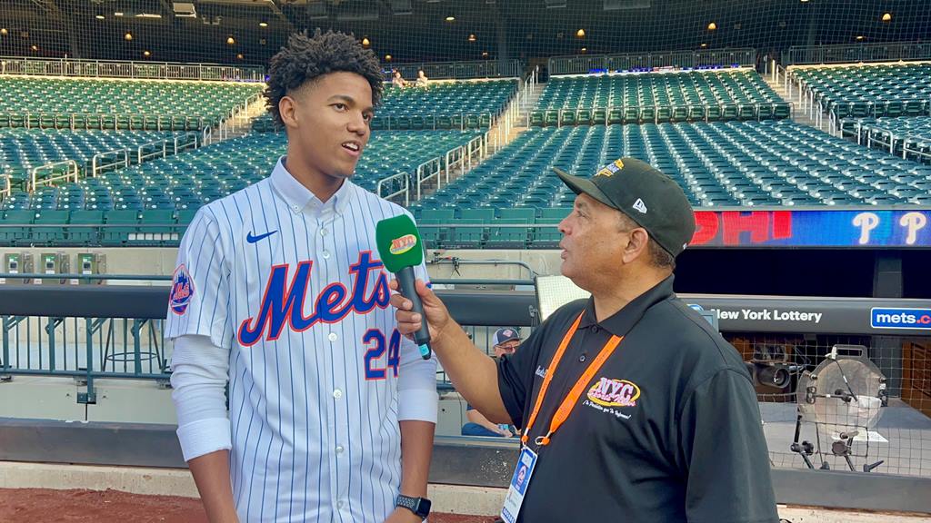 Agustín Zapata, entrevista al mocano al prospecto de la organización de los Mets, el mocano Edward Lantigua, quien recibió el Premio al Desarrollo de jugadores 2024.