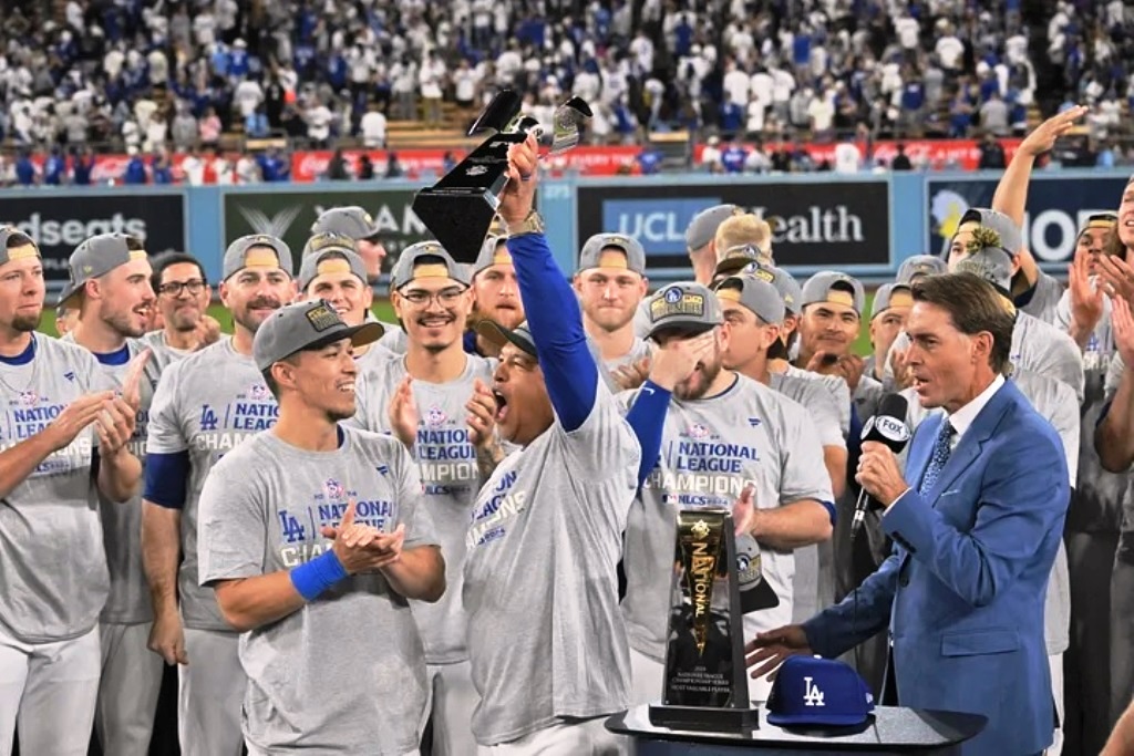dodgers celebran