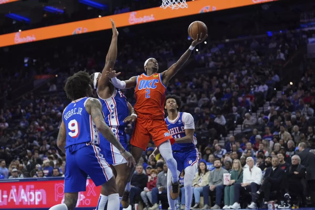 Sixers VS Thunder 14 de enero
