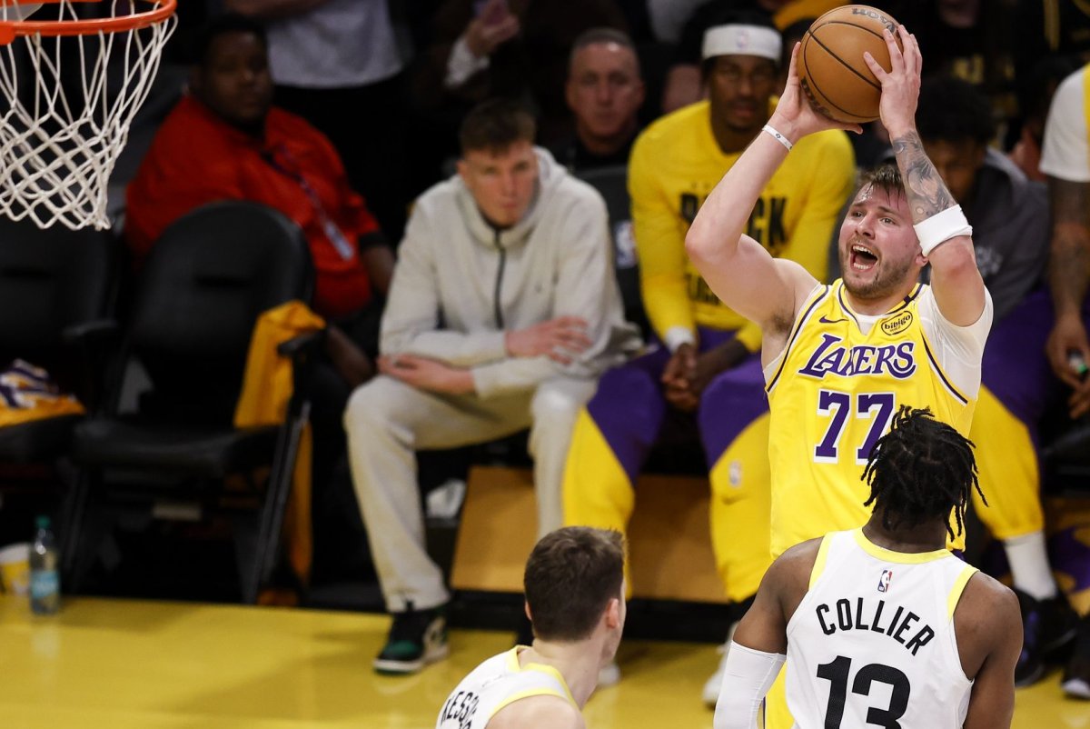 Luka Doncic lakers debut