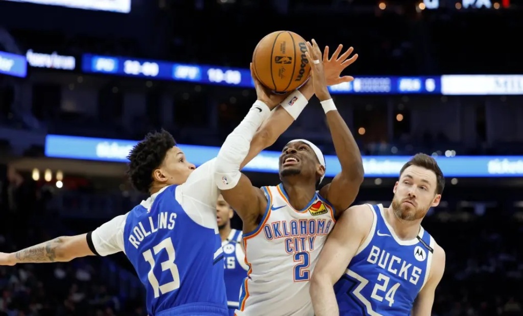 Bucks vs Thunder 16 marzo