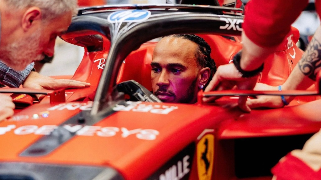 Hamilton y Ferrari