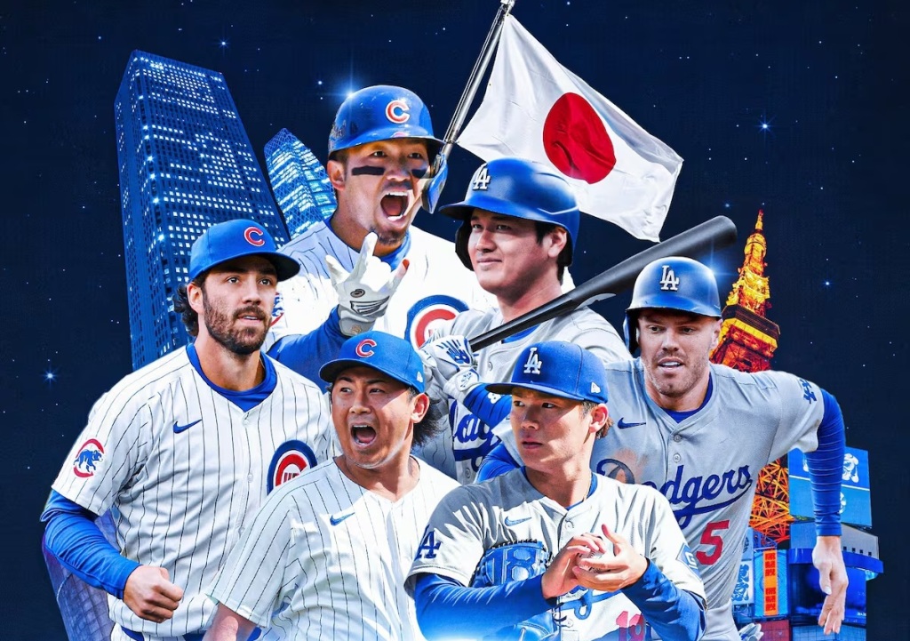 Serie de Dodgers y Cachorros en Japon