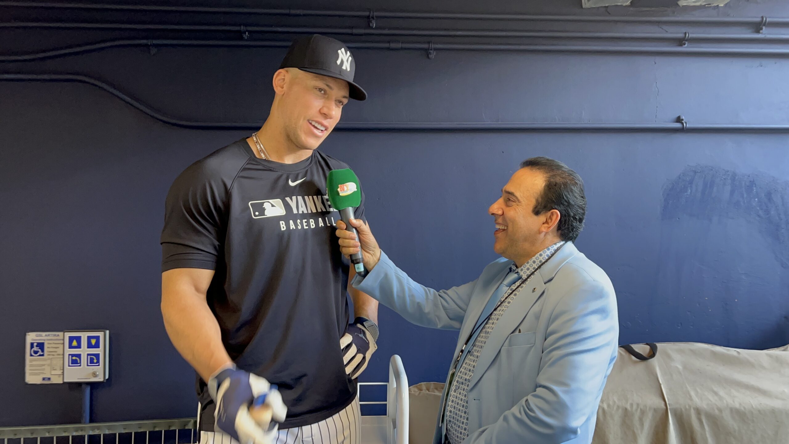 Neftalí Medina, tuvo una conversación exclusiva con Aaron Judge en el Yankee Stadium.