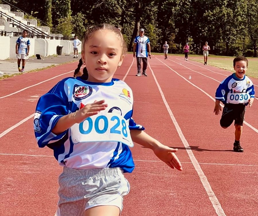 Esta niña dio una exhibición calidad en su categoría.