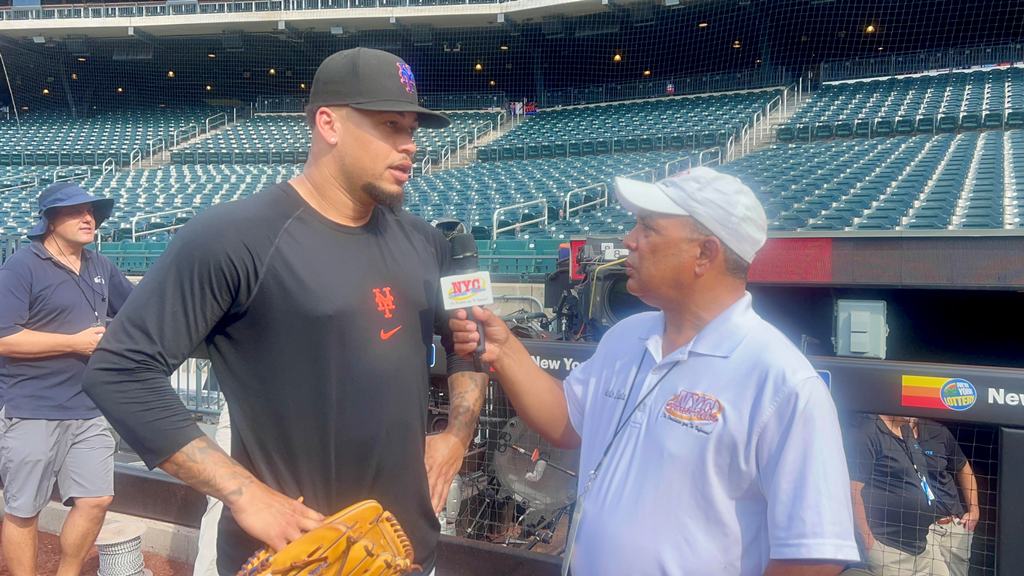 Agustín Zapata conversó con Frankie Montás en Citi Field.