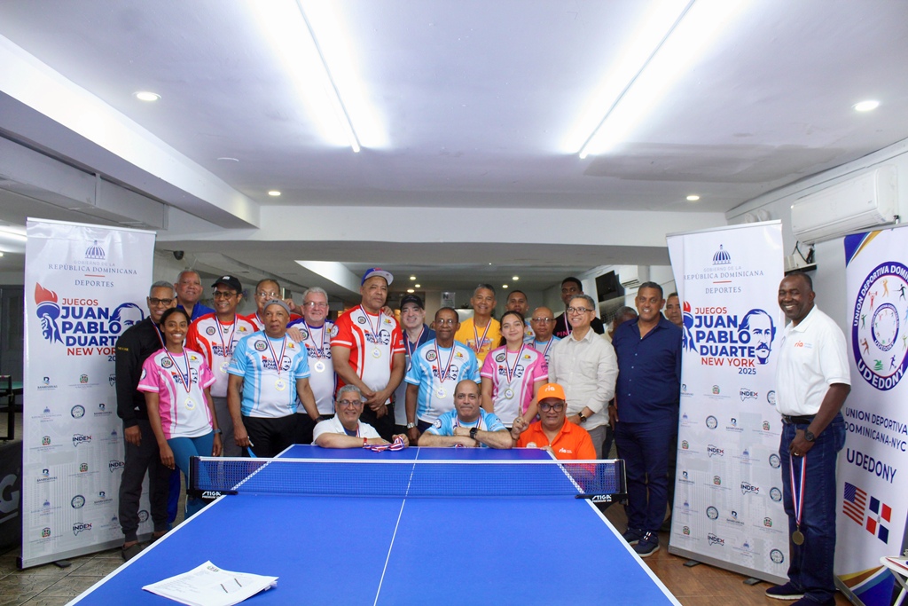 Por todo lo alto y con una gran participación concluyó la disciplina de Tenis de Mesa en los Juegos Juan Pablo Duarte.