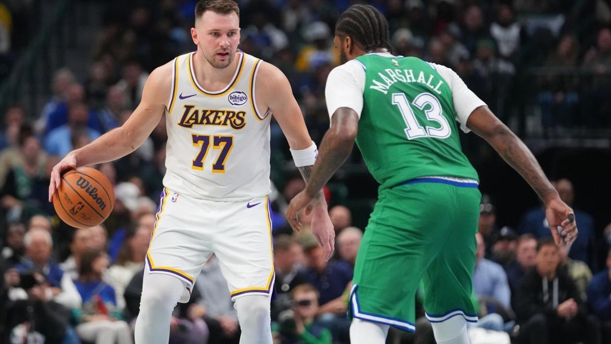 Doncic reinó en Dallas