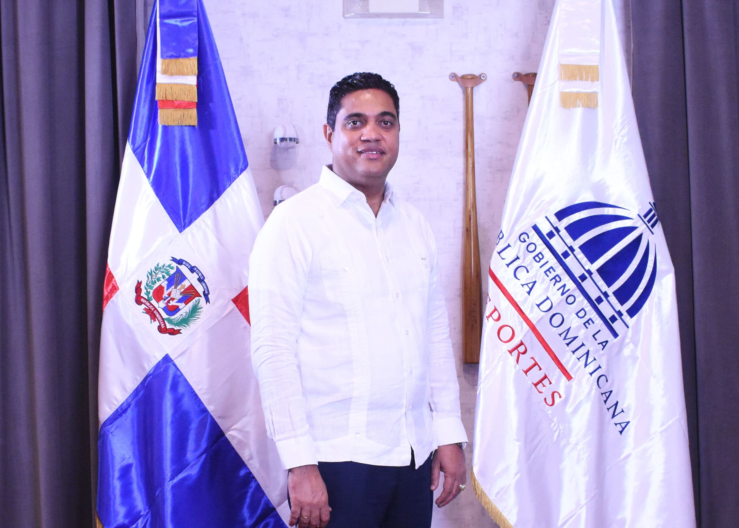 El Ministro de Deportes Kelvin Cruz.