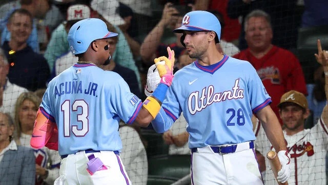 Acuna Jr y Matt Olson