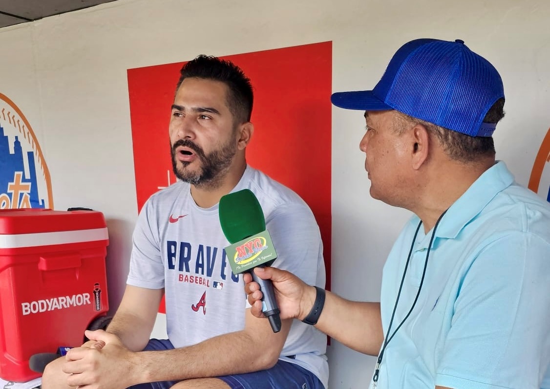 Martín Pérez conversa con Agustín Zapata sobre su deseo de continuar vistiendo el uniforme de los Bravos de Atlanta, organización que calificó como una de las más especiales de su carrera por su cultura ganadora y compromiso con la excelencia.