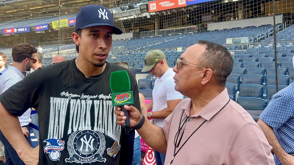 Agustín Zapata entrevista al utility venezolano Oswaldo Cabrera en su regreso al Yankee Stadium.